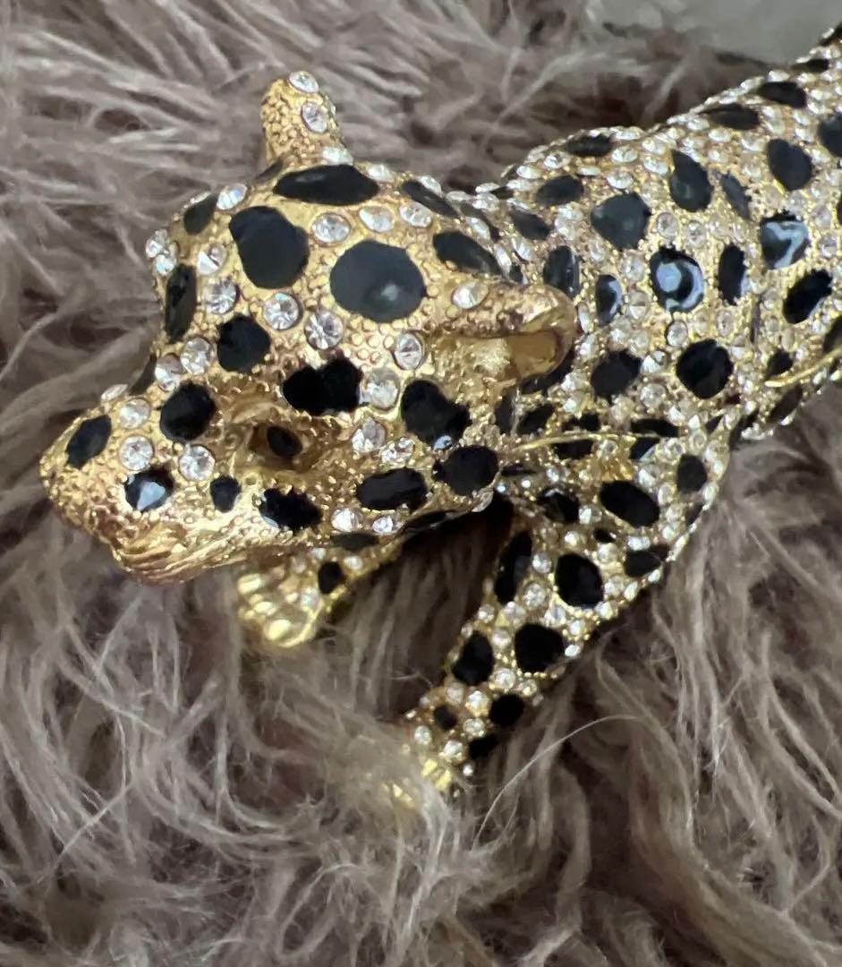 パンサー 豹 オブジェ 小物入れ ドバイで購入 未使用