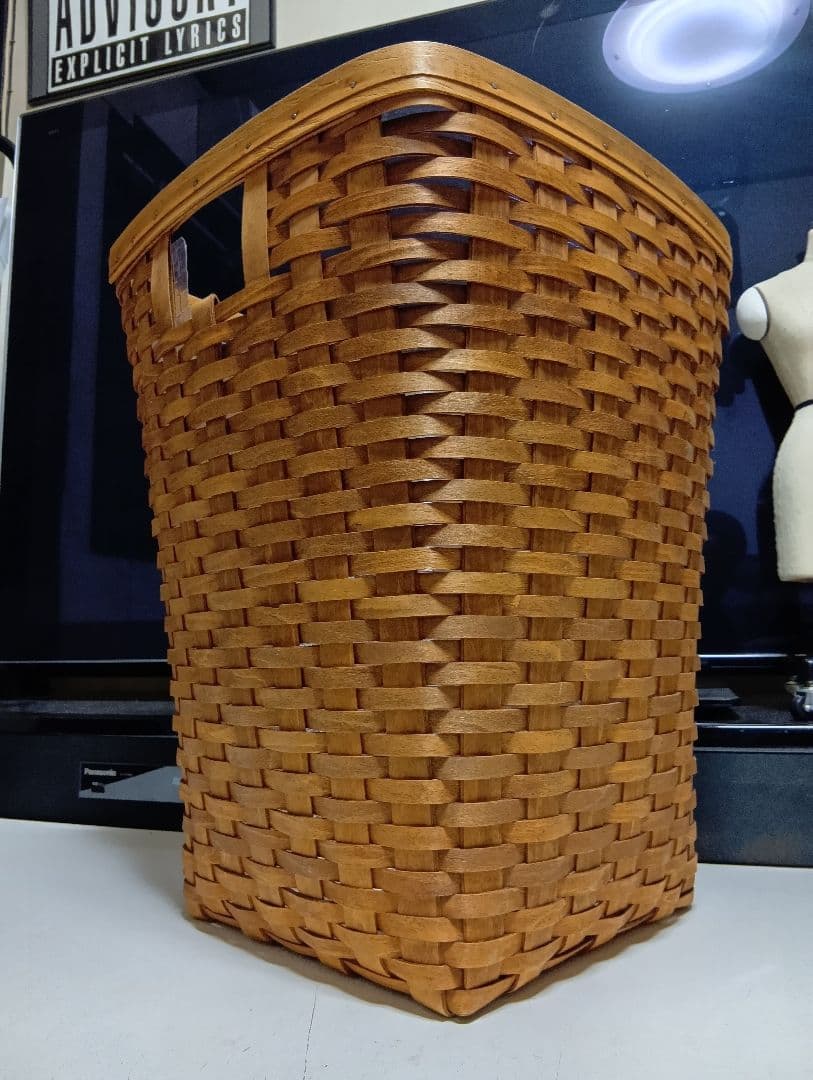 希少　1993年　ロンガーバーガー　大型　ラージサイズ　ランドリー　バスケット