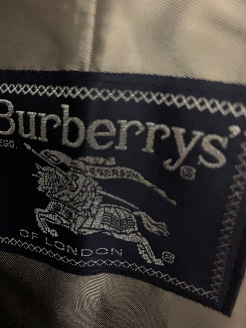 希少★2枚襟英国製バーバリー★トレンチコート　小さいサイズ