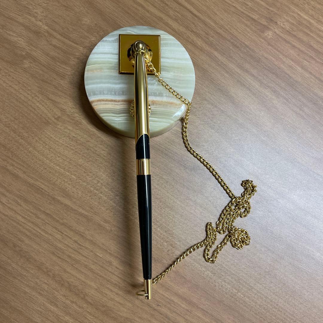 皇居　土産　デスクペンスタンド チェーン付き