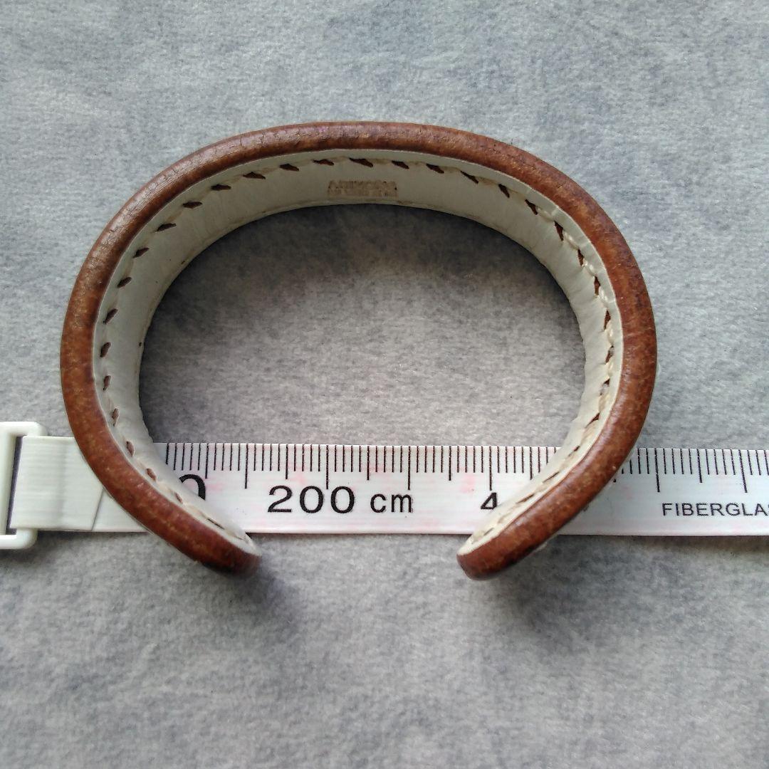 アリゾナフリーダム Arizonafreedom ホワイトレザーバングル K18