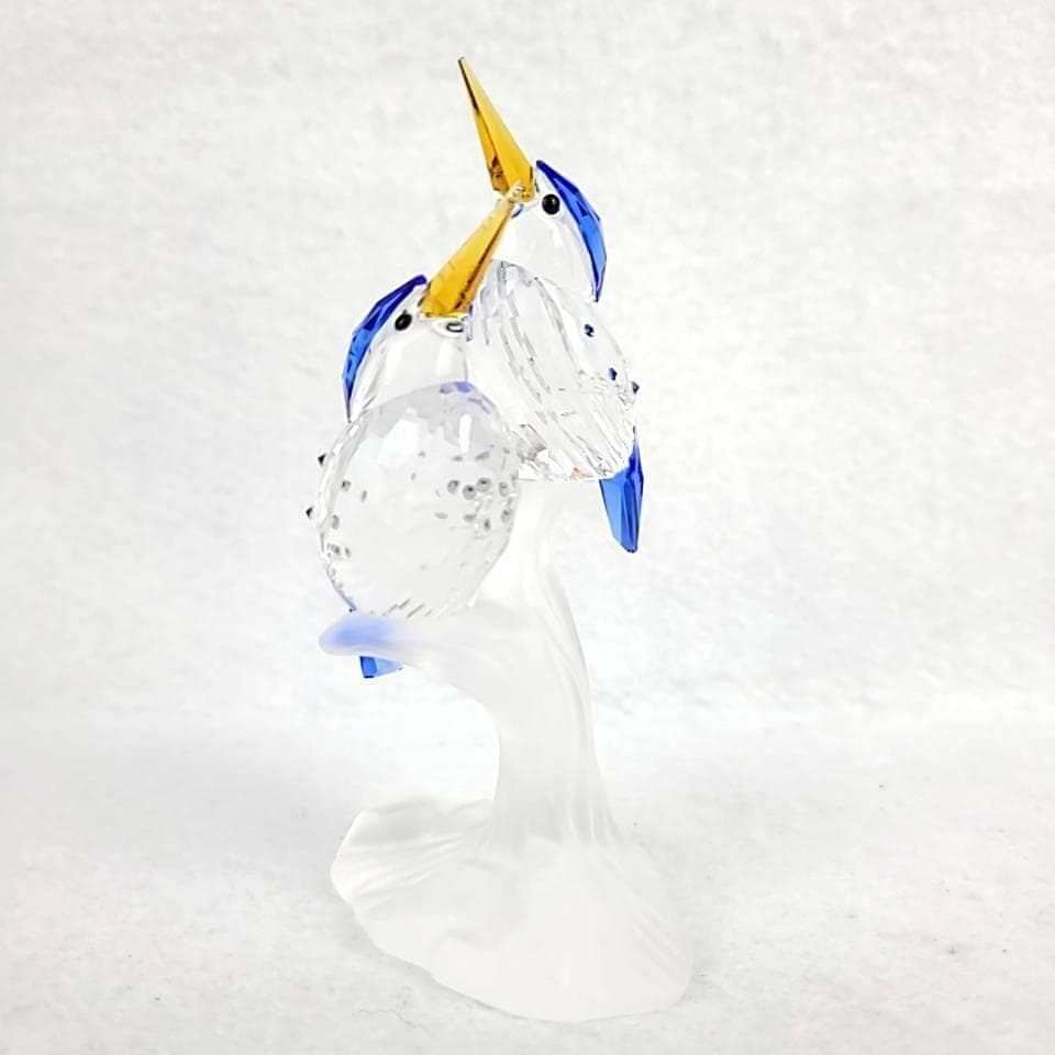 ・美品・スワロフスキー　カワセミ　623323　青い宝石　鳥　幸せを呼ぶ鳥 1