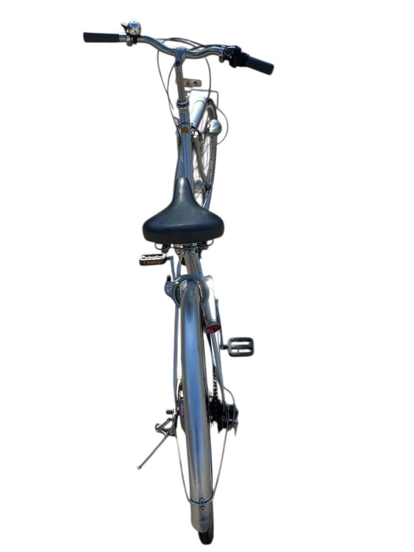 【引き取り限定】AFFICHE 自転車27インチ6段変速オートLEDライト付き