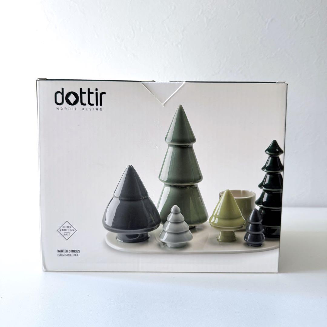 《希少〉dottirドティエ WinterStories キャンドルホルダー