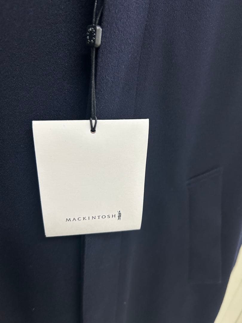 キ*ン様 MACKINTOSH ステンカラーコート 38 ネイビー　タグ付き未使
