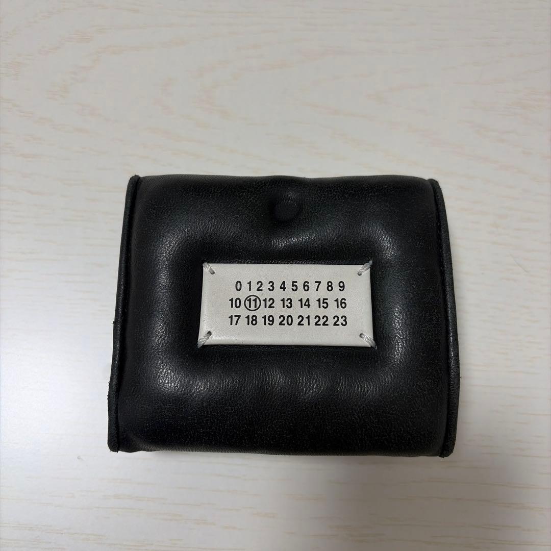 Maison Margiela 三つ折り財布 ブラック(並行輸入品)