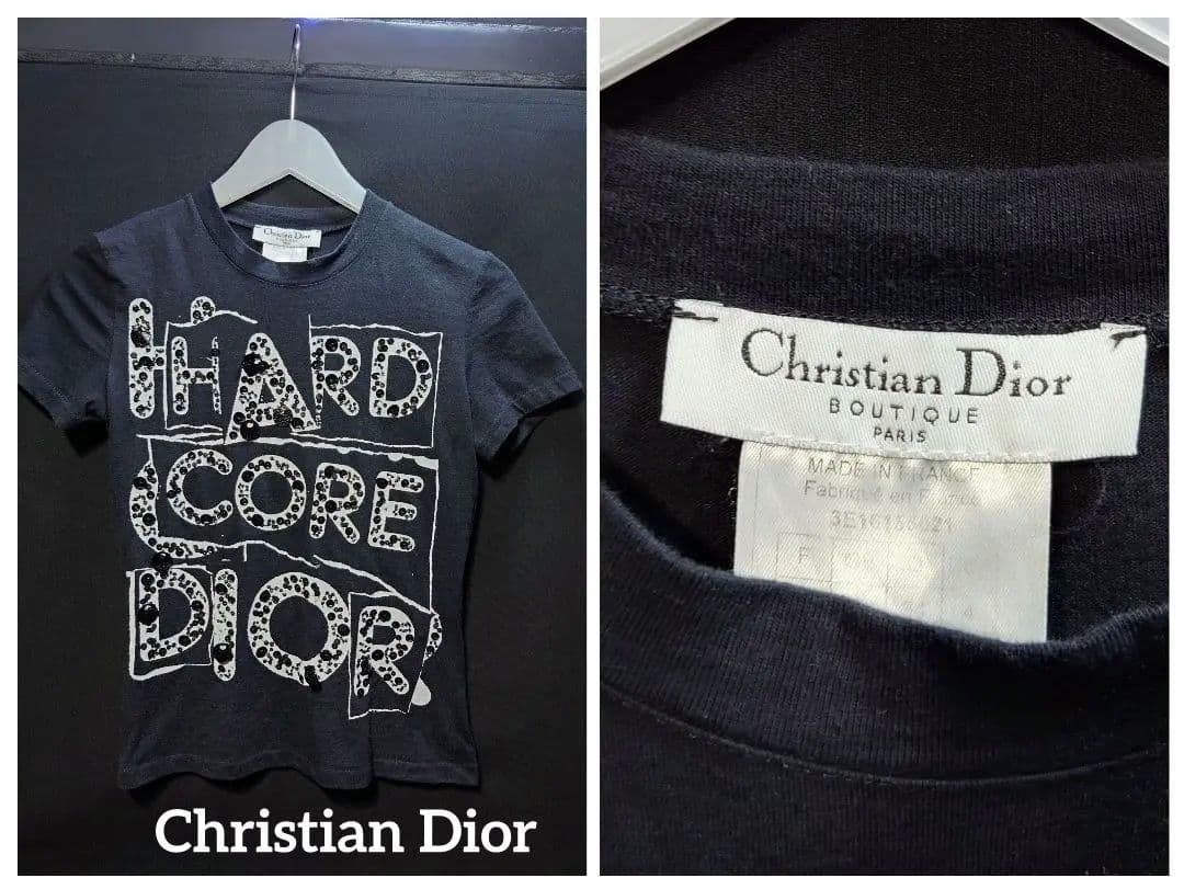 【レア】Christian Dior ガリアーノ期 スパンコールTシャツ