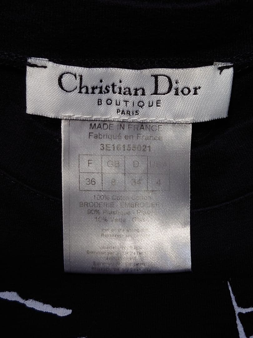 【レア】Christian Dior ガリアーノ期 スパンコールTシャツ