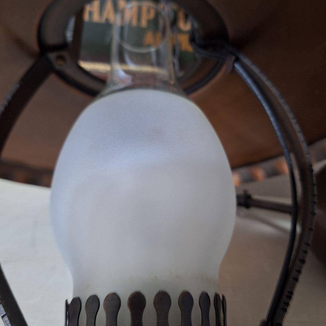 アンティーク調 オイルランプ型 ペンダントライト（ブロンズ）吊り下げ照明