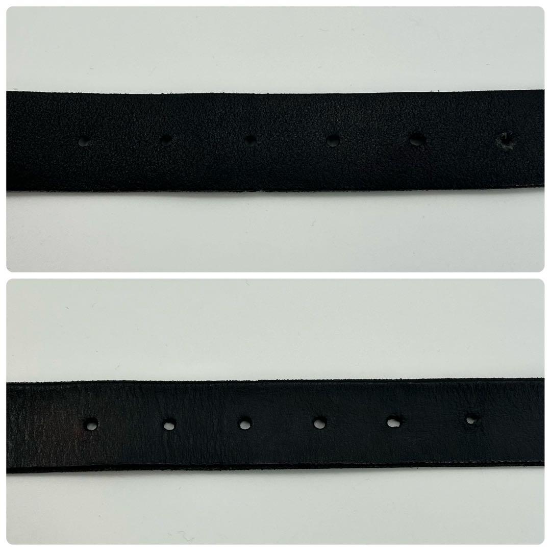 美品✨グッチ ベルト マーモント ダブルG シルバー レザー メンズ