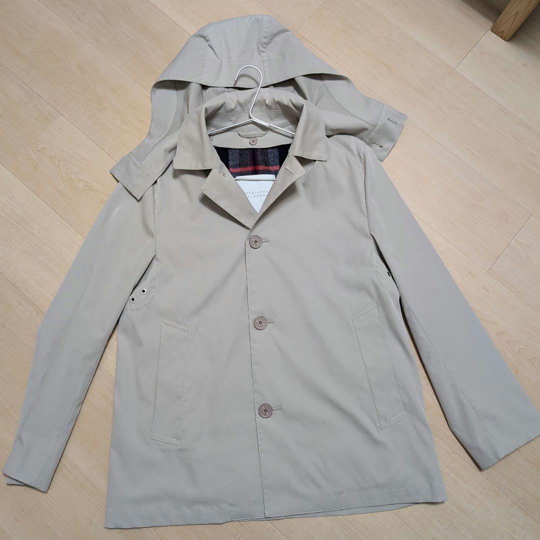 インナー取り外し可　マッキントッシュフィロソフィー　 トレンチコート　フード付き