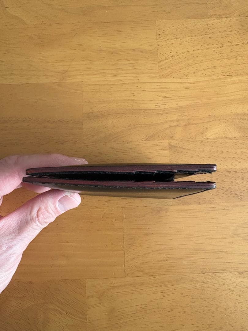 GANZO（ガンゾ） SHELL CORDOVAN 2 純札入れ ブラック