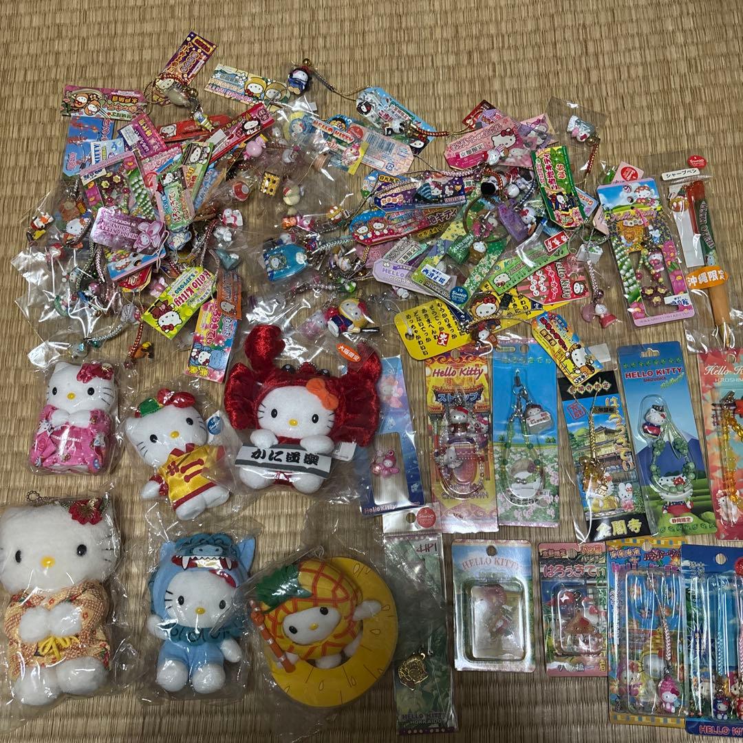 ハローキティ 根付け ぬいぐるみ79点セット売り