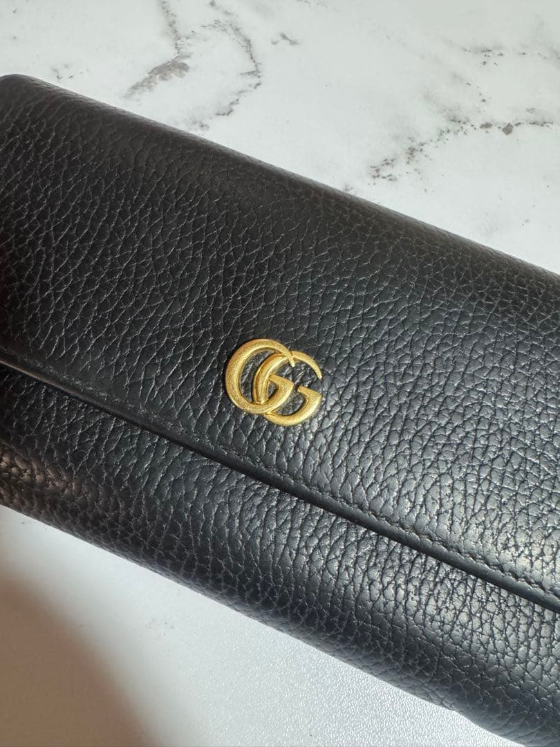 【即購入◎】GUCCI 長財布 ダブルG コンチネンタルウォレット 黒