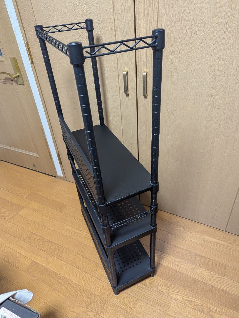 バウヒュッテ デスクサイドラック ブラック BHS-600SM-BK