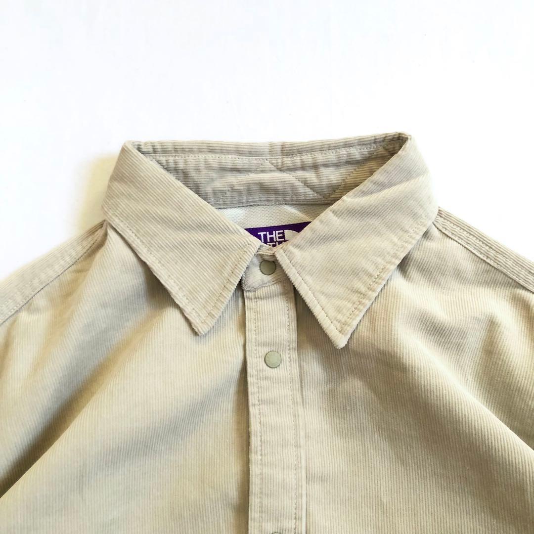 THE NORTH FACE PPL オーガニックコットン コーデュロイ シャツ