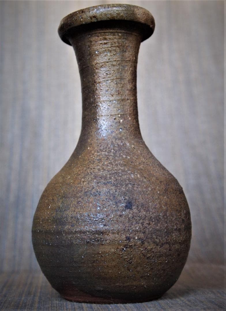 希少作★中里隆【師：小山富士夫＆中里太郎右衛門】★種子島花入★共箱