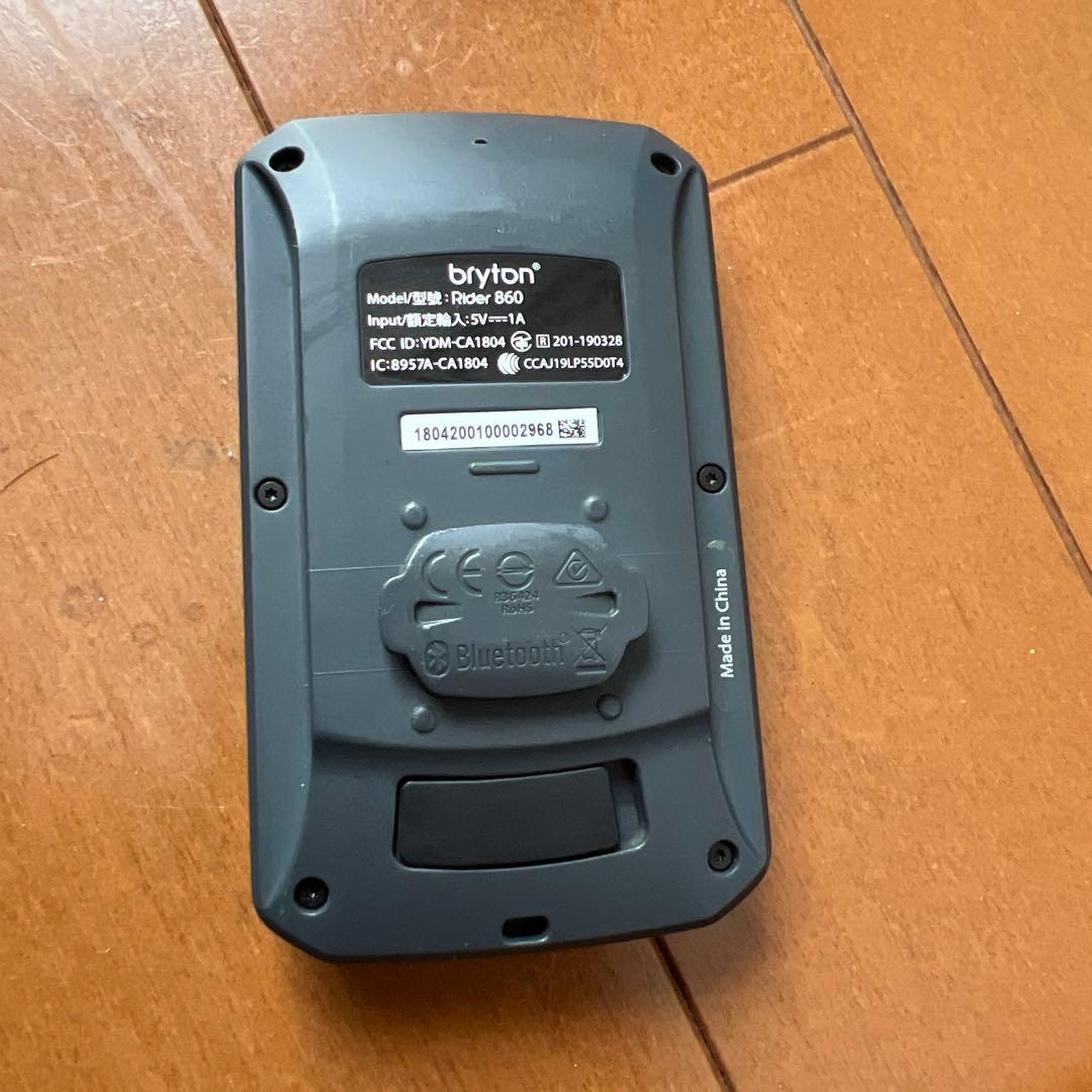 Bryton Rider 860 サイクルコンピューター本体