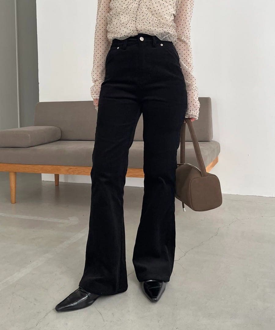 CAPRICIEUX LE'MAGE コーデュロイフレアパンツ 38