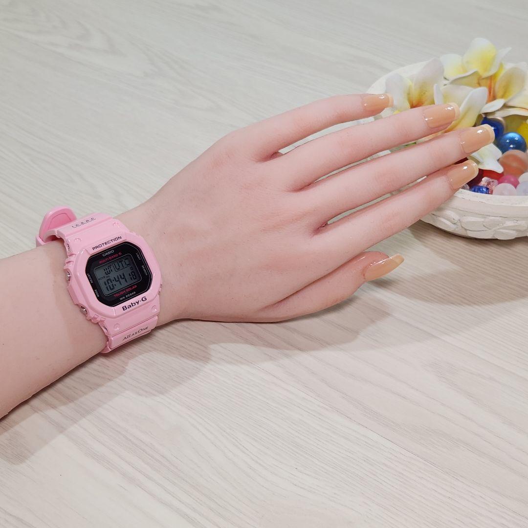 美品 電波ソーラー 腕時計 カシオ ベビーg BABY-G イルクジ B391