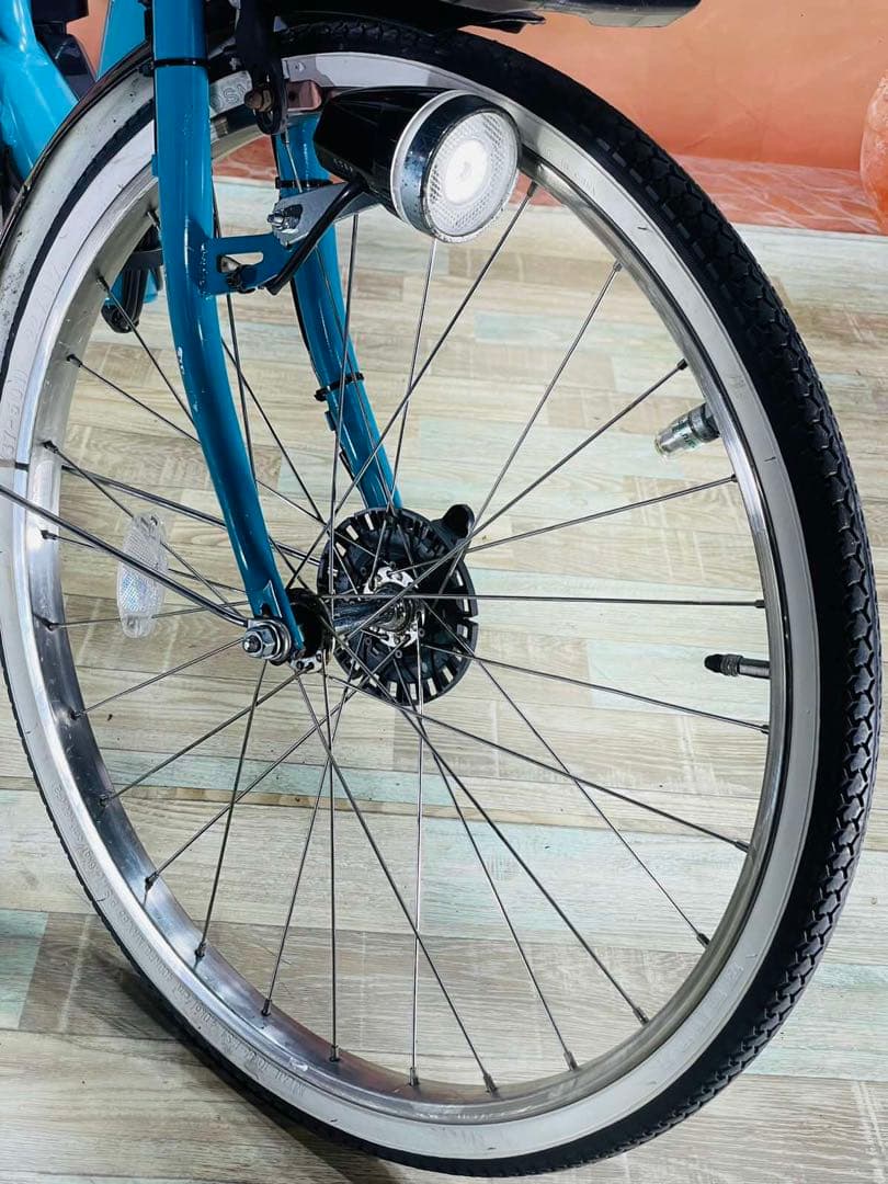 破格！アンジェリーノ26インチ⭐️ブリヂストン子供乗せ電動アシスト自転車Y2266