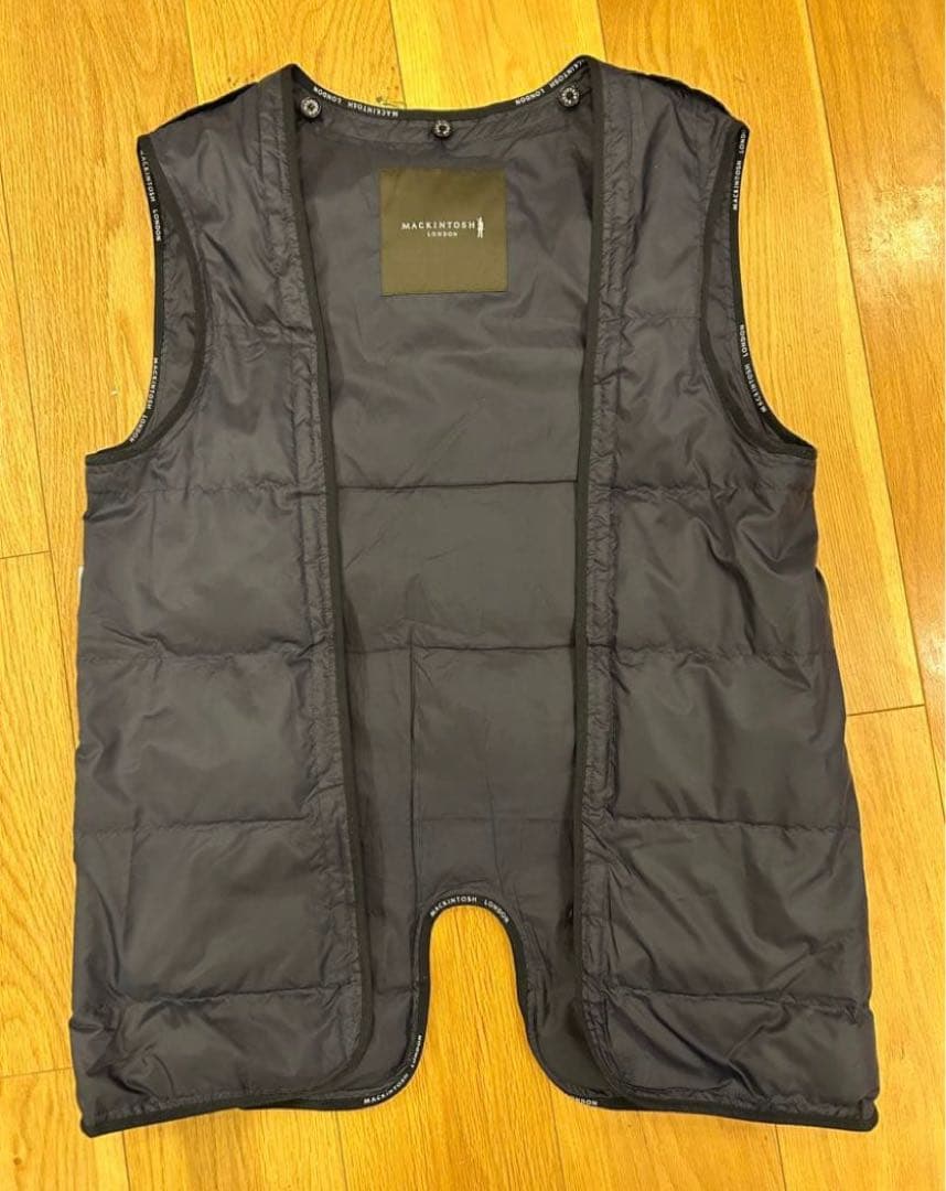 MACKINTOSH LONDON ネイビー ステンカラーコート
