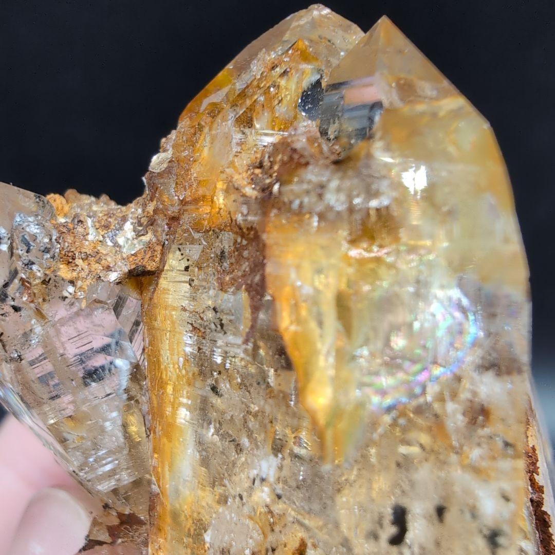 高品質 ガネッシュヒマール産　水晶　ポイント D