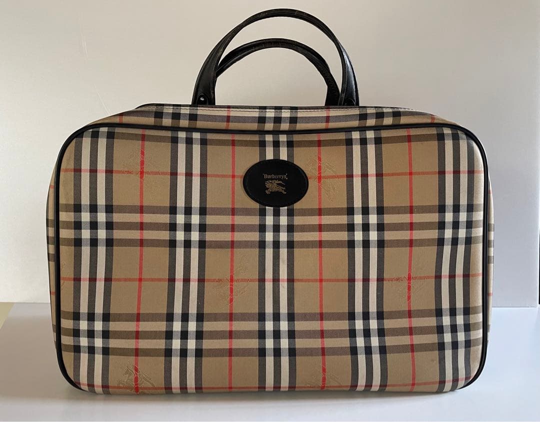 ビンテージ【BURBERRY】バーバリーボストンバッグ