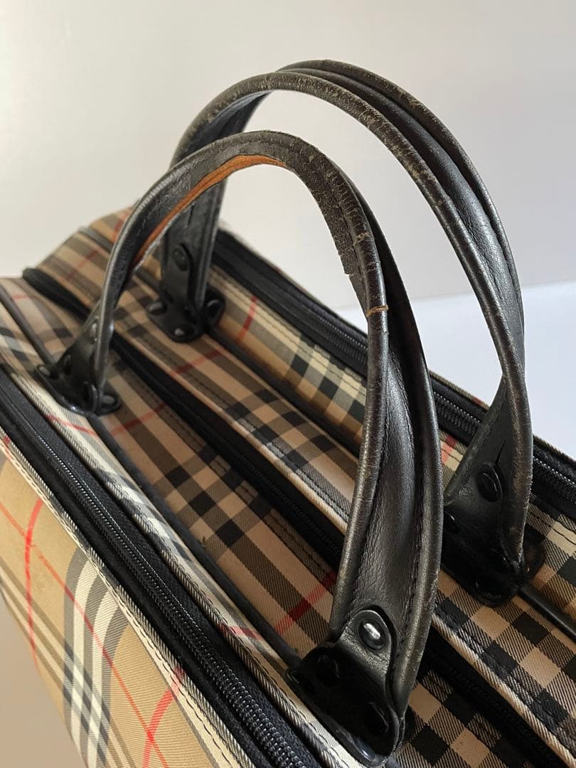 ビンテージ【BURBERRY】バーバリーボストンバッグ
