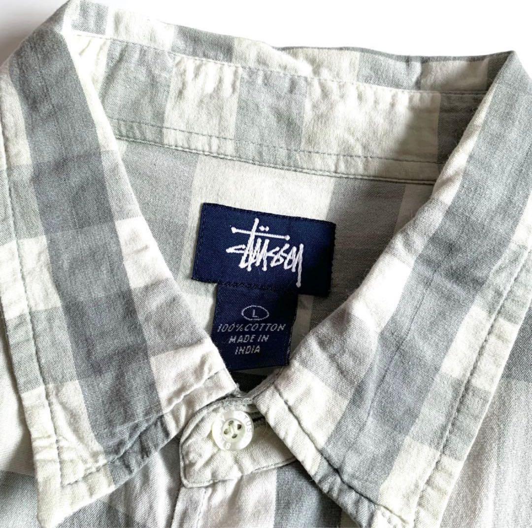 90s 00s OLD STUSSY チェック シャツ オールドステューシー