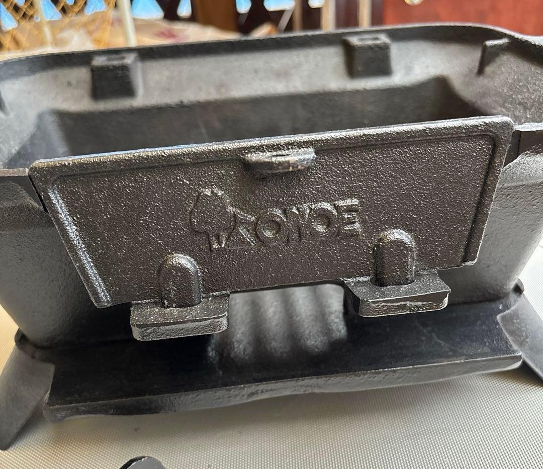 4個❗️尾上製作所(ONOE) 鉄鋳物　こんろバーベキューグリル　たこ焼き べーえ