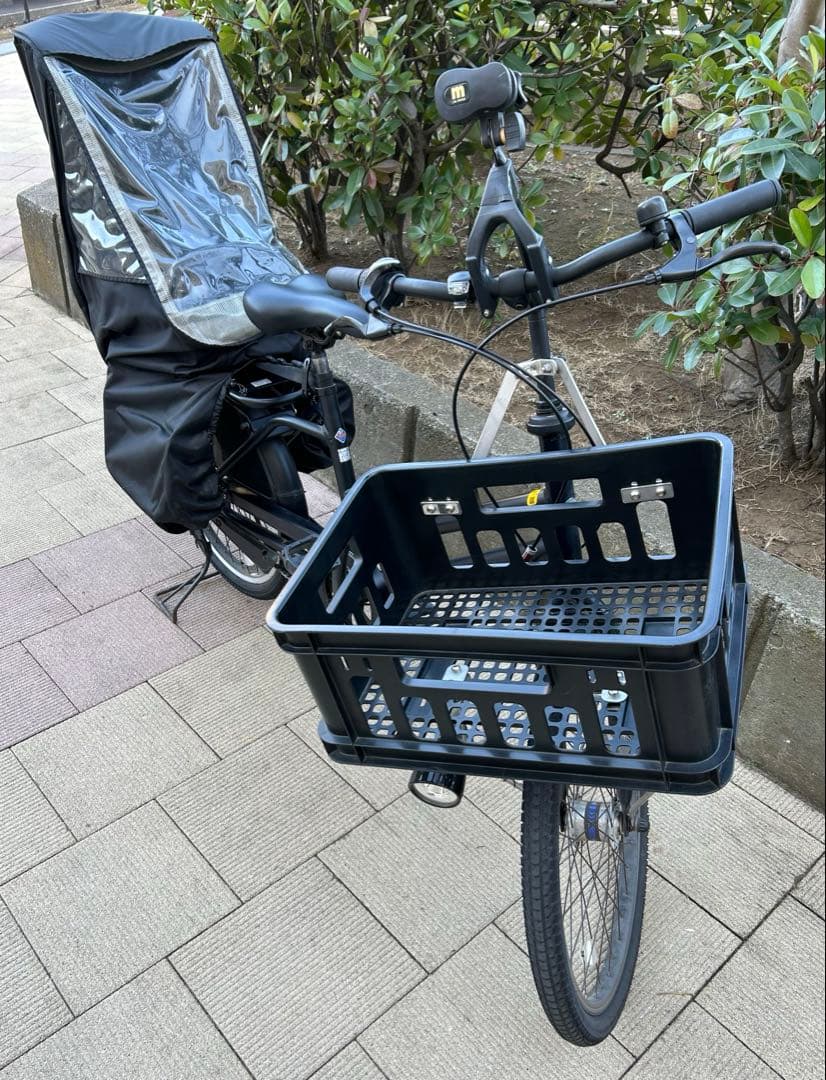 専用　ブリヂストン　トートボックス　ラージ　チャイルドシート付き　直接お引き渡し