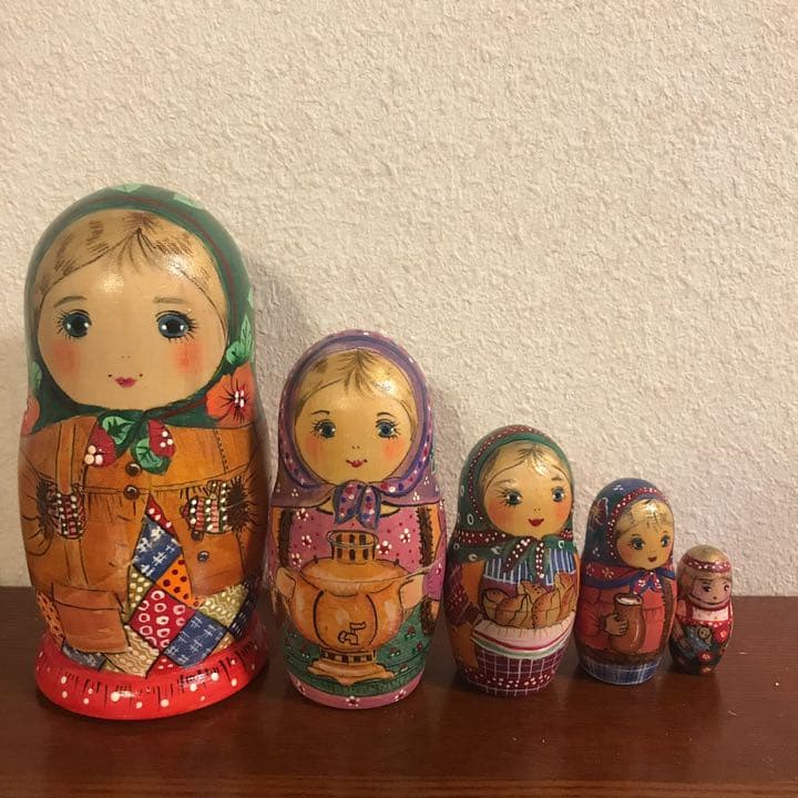 マトリョーシカ　手描き