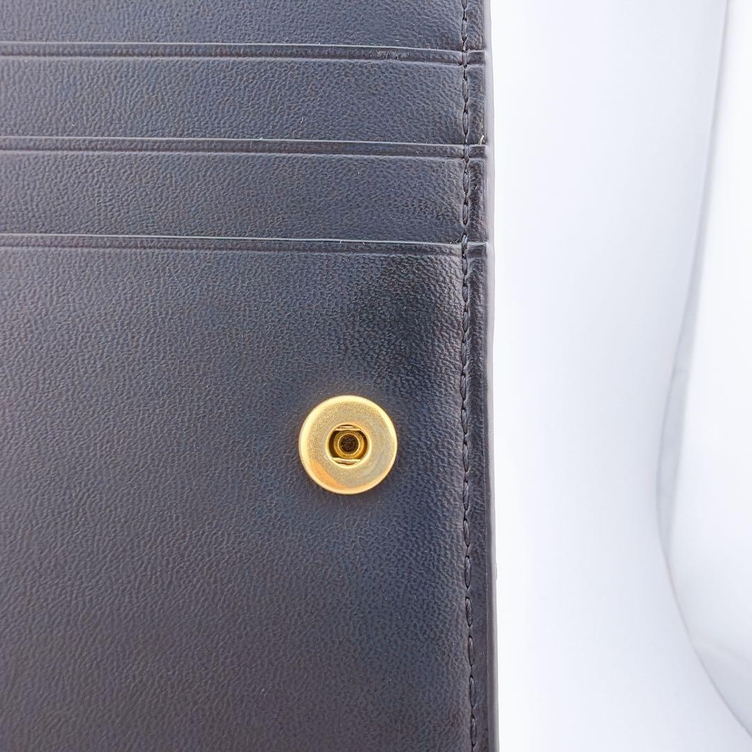 TORY BURCH（トリーバーチ） キルティング ウィラ二つ折り財布 ブラック