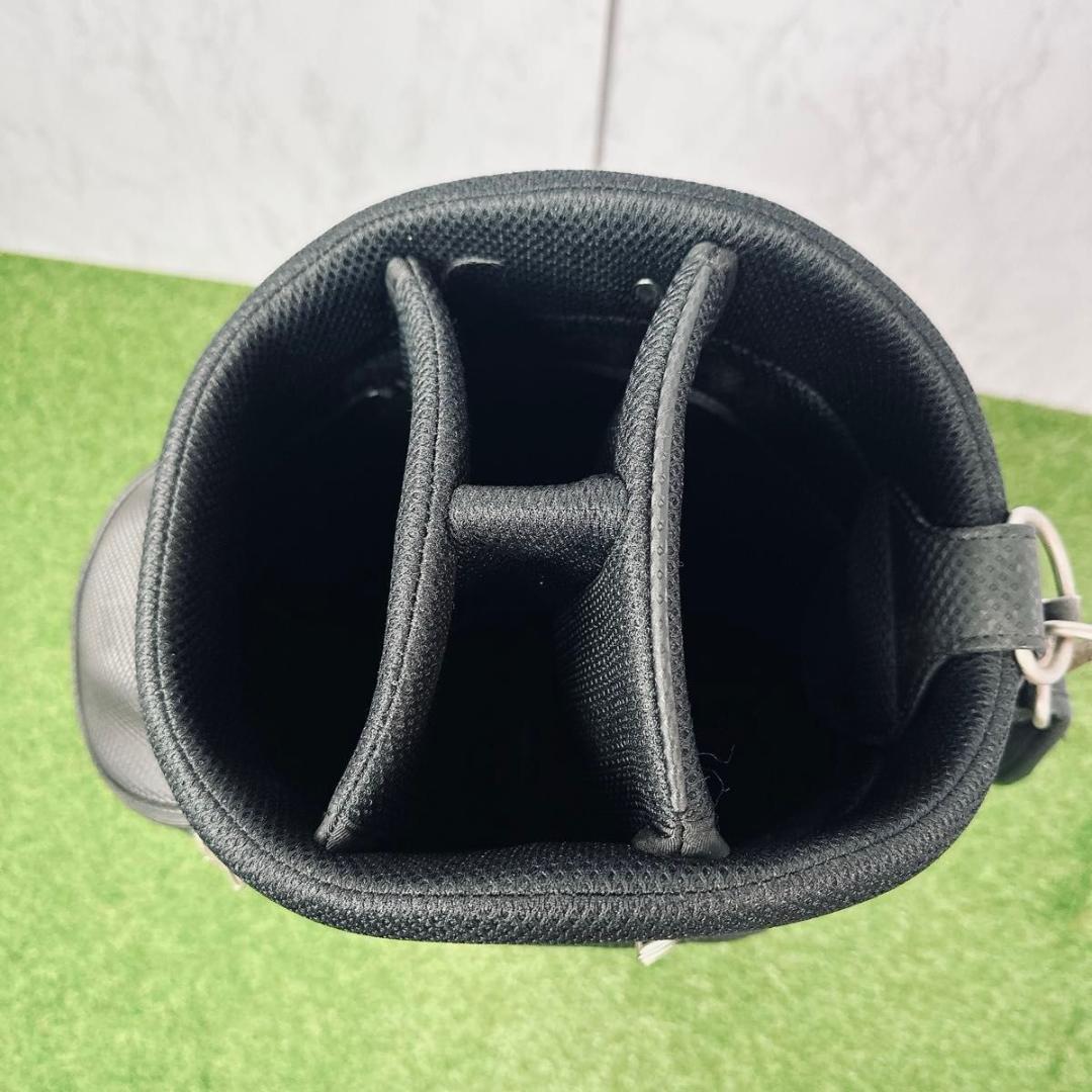 美品 ダンロップ ゼクシオ 軽量 キャディバッグ 9.5型 ブラック