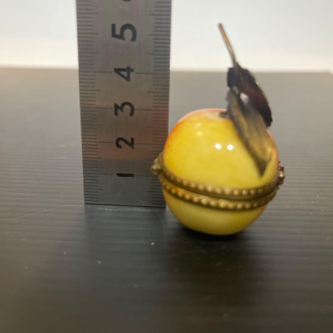 フランス　リモージュ　ピルケース 手描きDubarry ヴィンテー