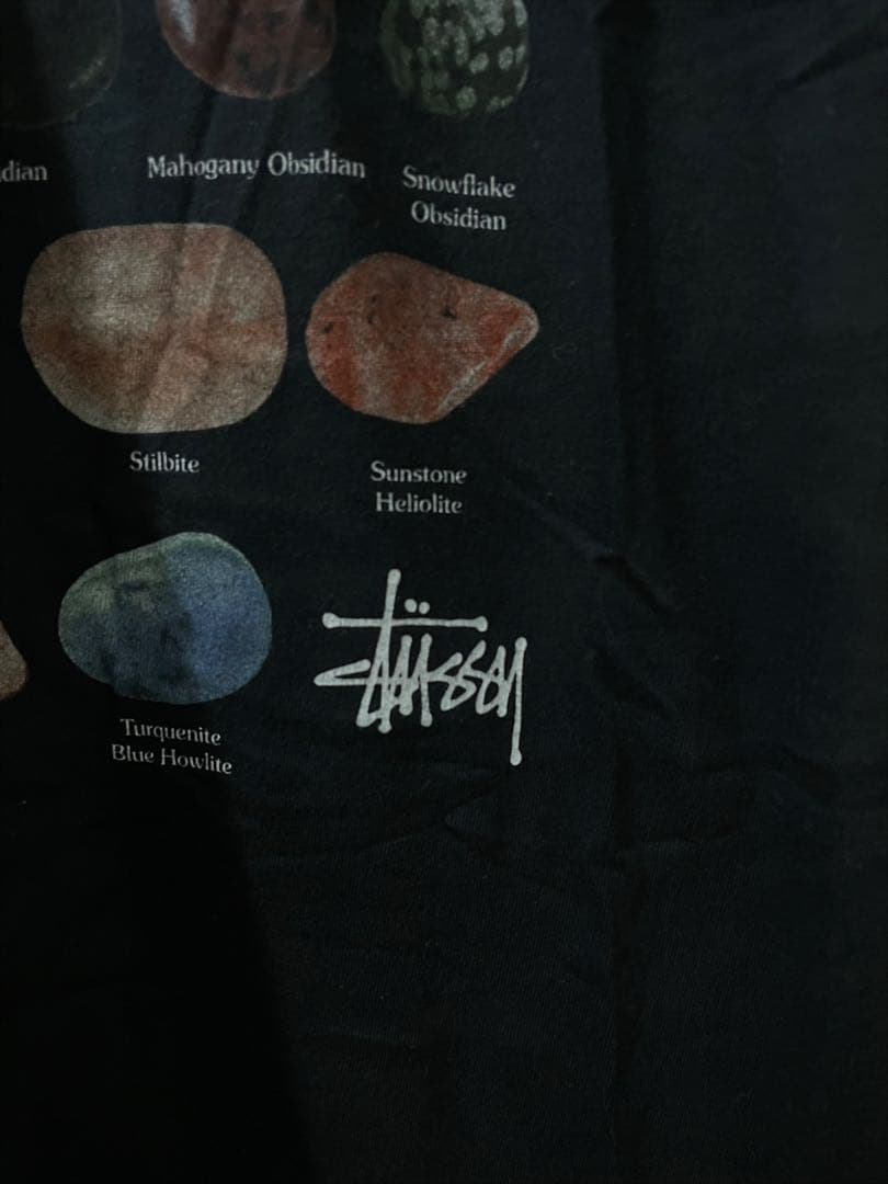 stussy Stones Pigment Dyed Tee 宝石　S