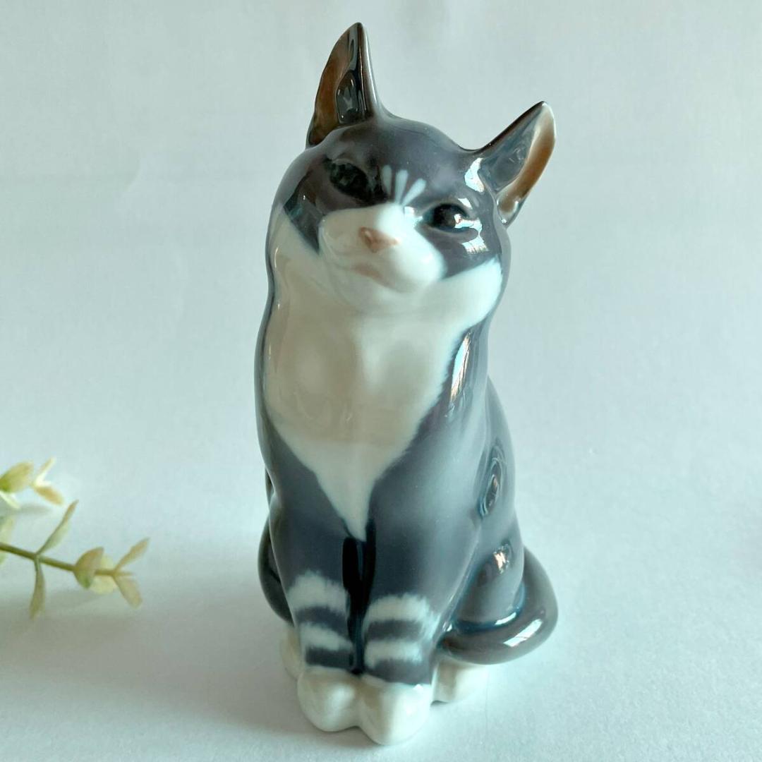 ロイヤルコペンハーゲン 猫 ネコ フィギュリン