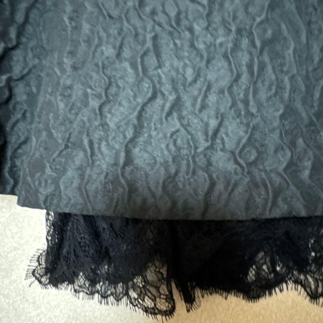 UNITED ARROWS 姫系フレアスカート 黒