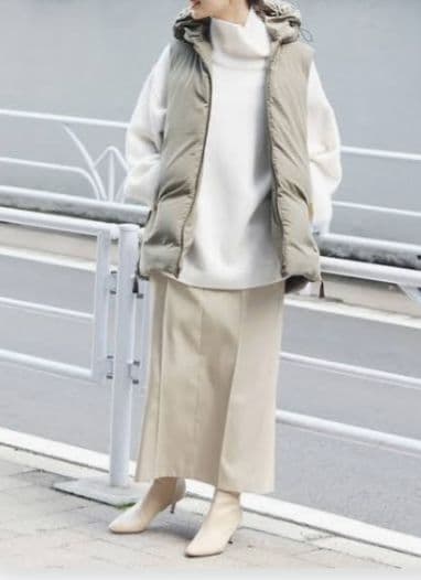 plage　HAKUU ダウンベスト