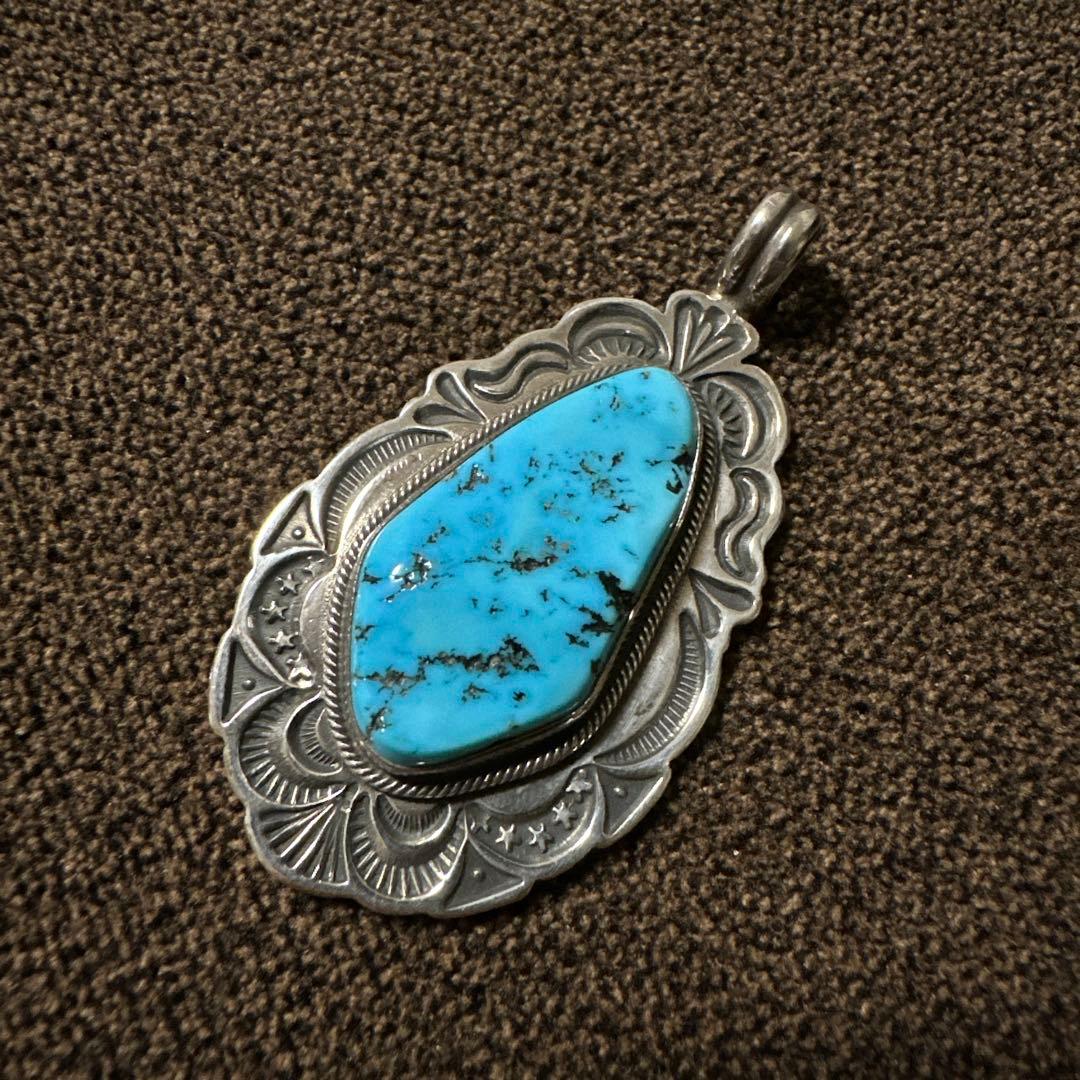 【特大】Gary Reeves ペンダントトップ ナバホ族　ゲーリーリーブス