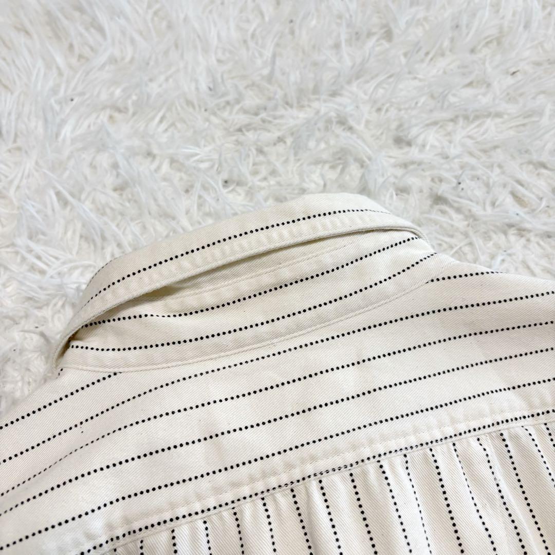 美品 SUGAR CANE ワークシャツ ウォバッシュ ホワイト サイズL相当