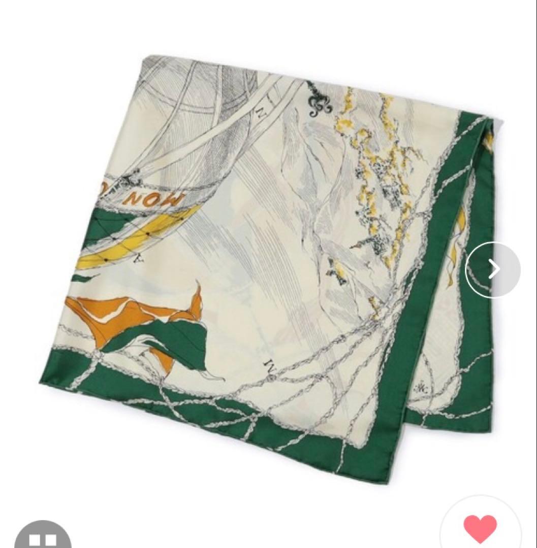 manipuri BALLON シルクスカーフ　ファッジ掲載