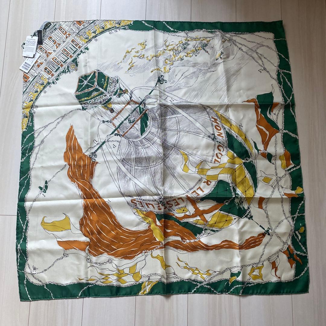 manipuri BALLON シルクスカーフ　ファッジ掲載