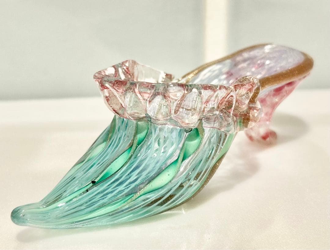 ベネチア ヴェネチアン murano ムラーノ ガラス グラス レース シューズ