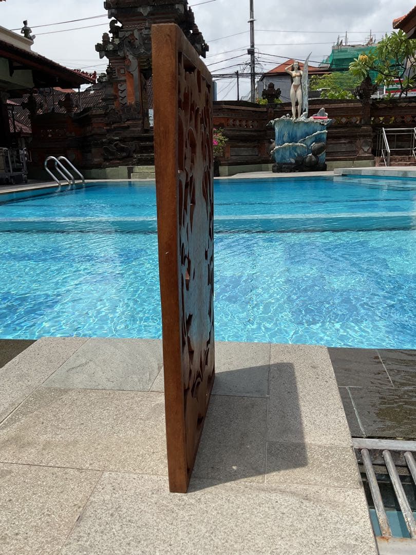 【新入荷］ガネーシャ像(夢をかなえる神様)木彫り