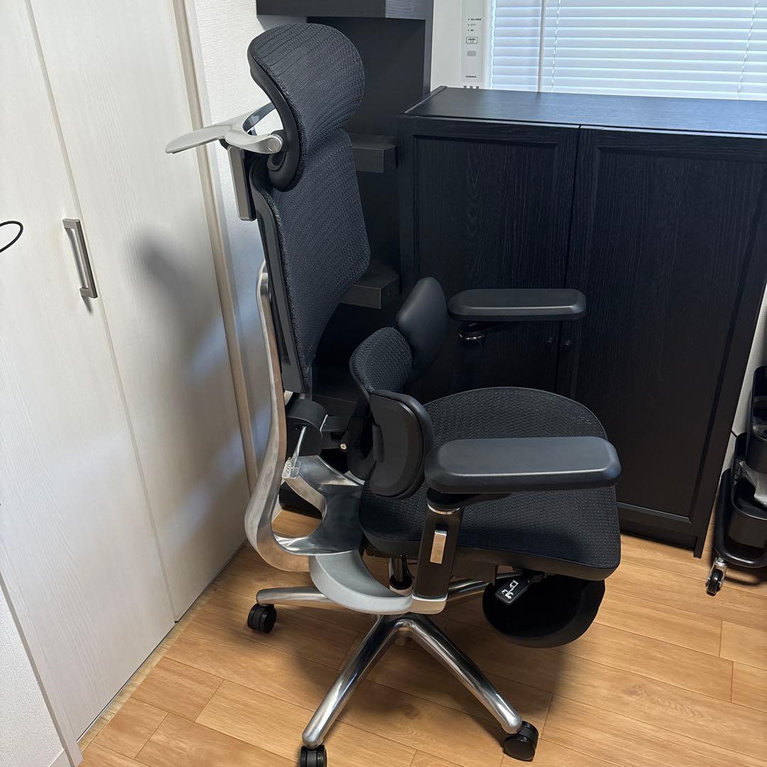 【美品 組立て済】Hbada E3 Ultra黒 人間工学 オフィスチェア 椅子