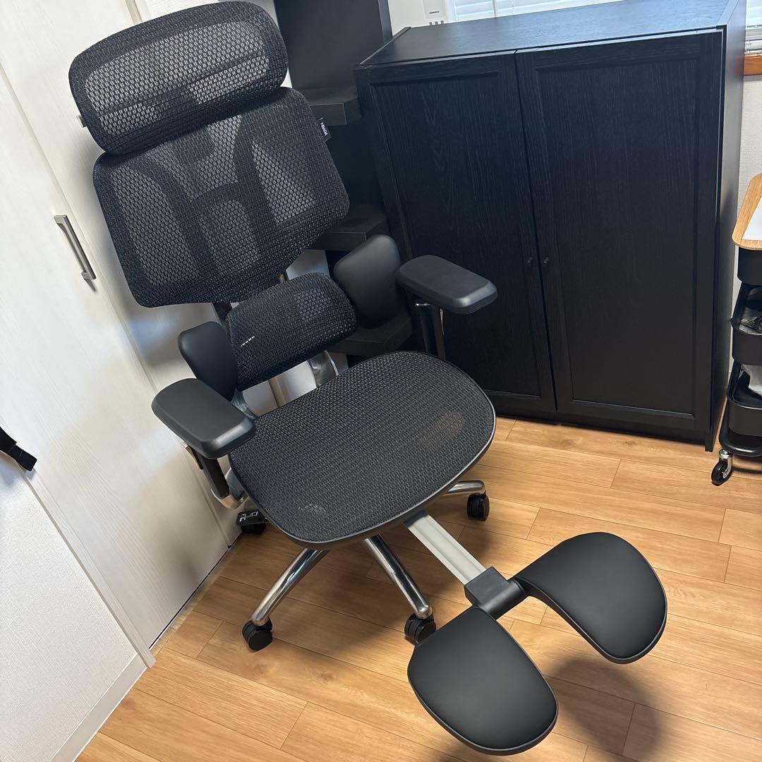 【美品 組立て済】Hbada E3 Ultra黒 人間工学 オフィスチェア 椅子