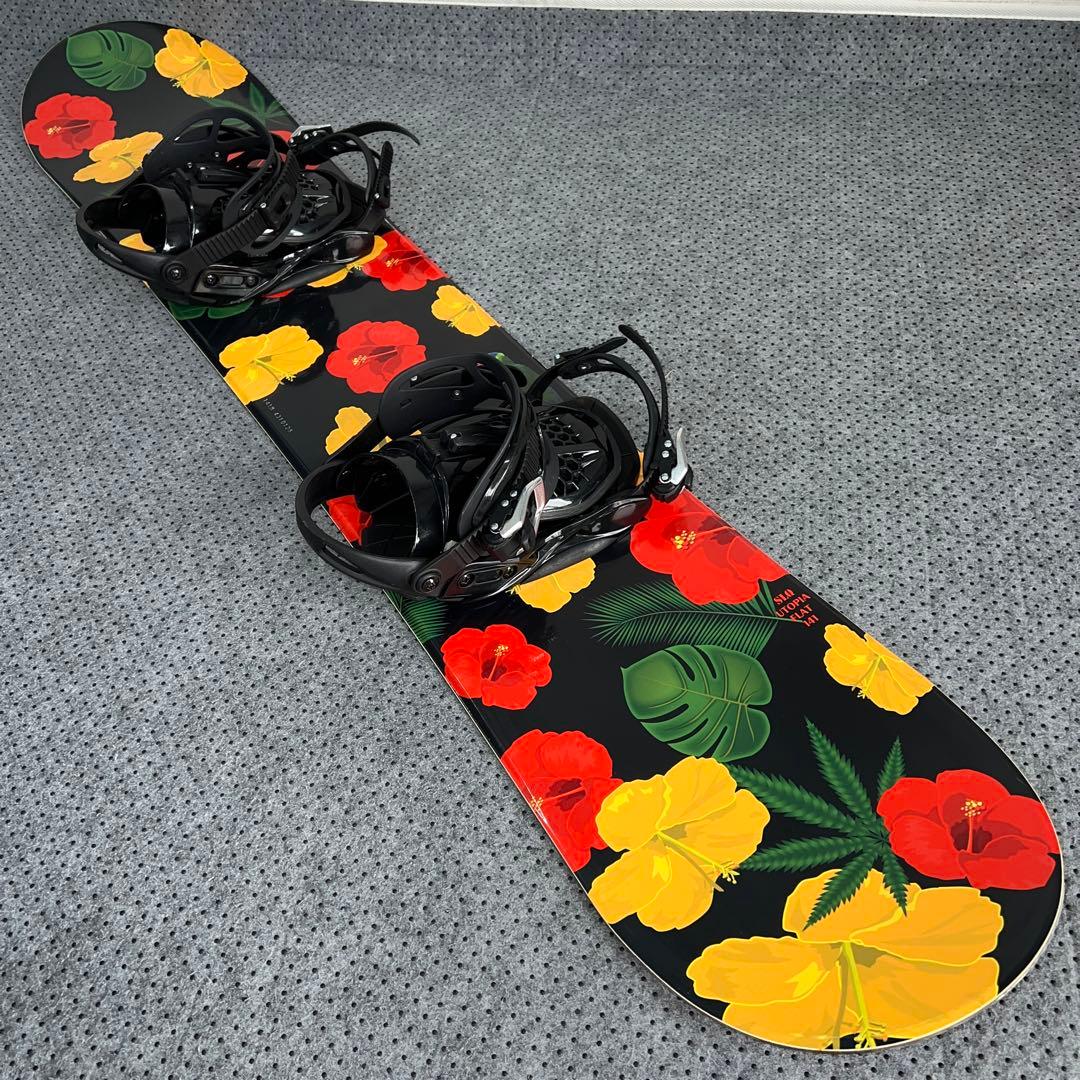 ２回使用 141cm SLQ UTOPIA FLAT×バイン SLQ SMサイズ