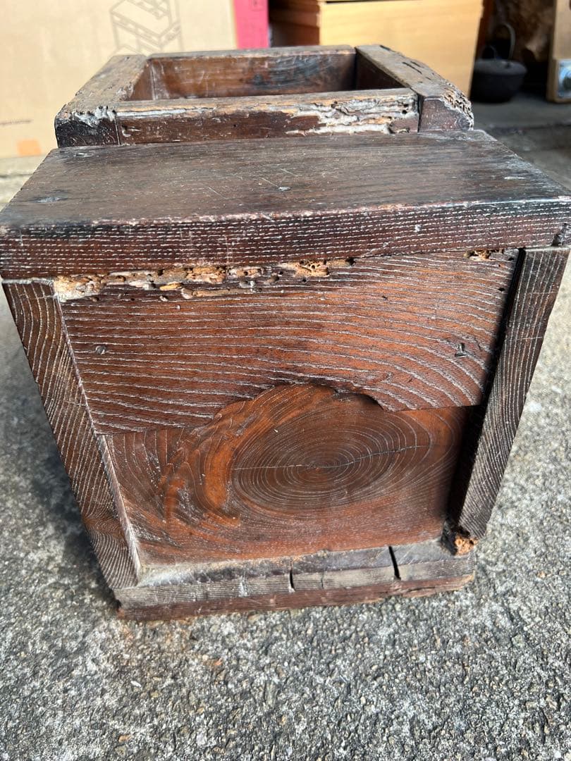 【希少・時代物】銭箱 鍵付き　骨董 古道具 アンティーク